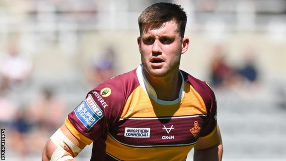 Joseph Greenwood in his rugby league kit